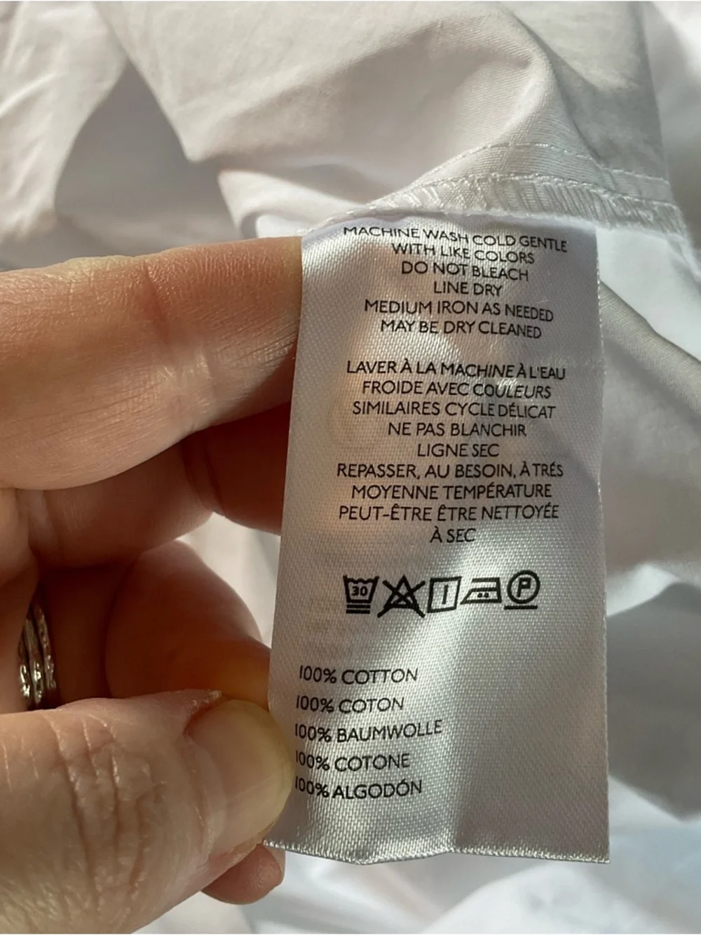 Anthropologie The Somerset Maxi Dress White S NWT Tiered Smocked Boho Ethereal - Picture 11 of 11